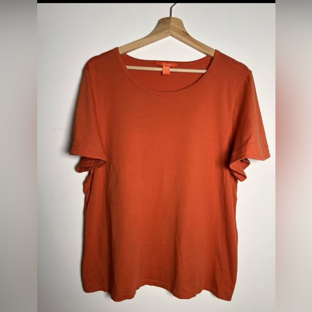 Joe Fresh Vibrant Orange Short Sleeve Tee